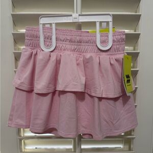 all in motion Pink Tiered Skirt with Elastic Waistband